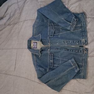 Vintage hard rock denim jacket